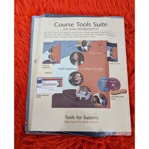 NWT 2006 Gregory Public Speaking for College Career Course Tools Suite 8th ED SC